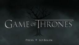 Game of Thrones: Season Pass Disc Title Screen